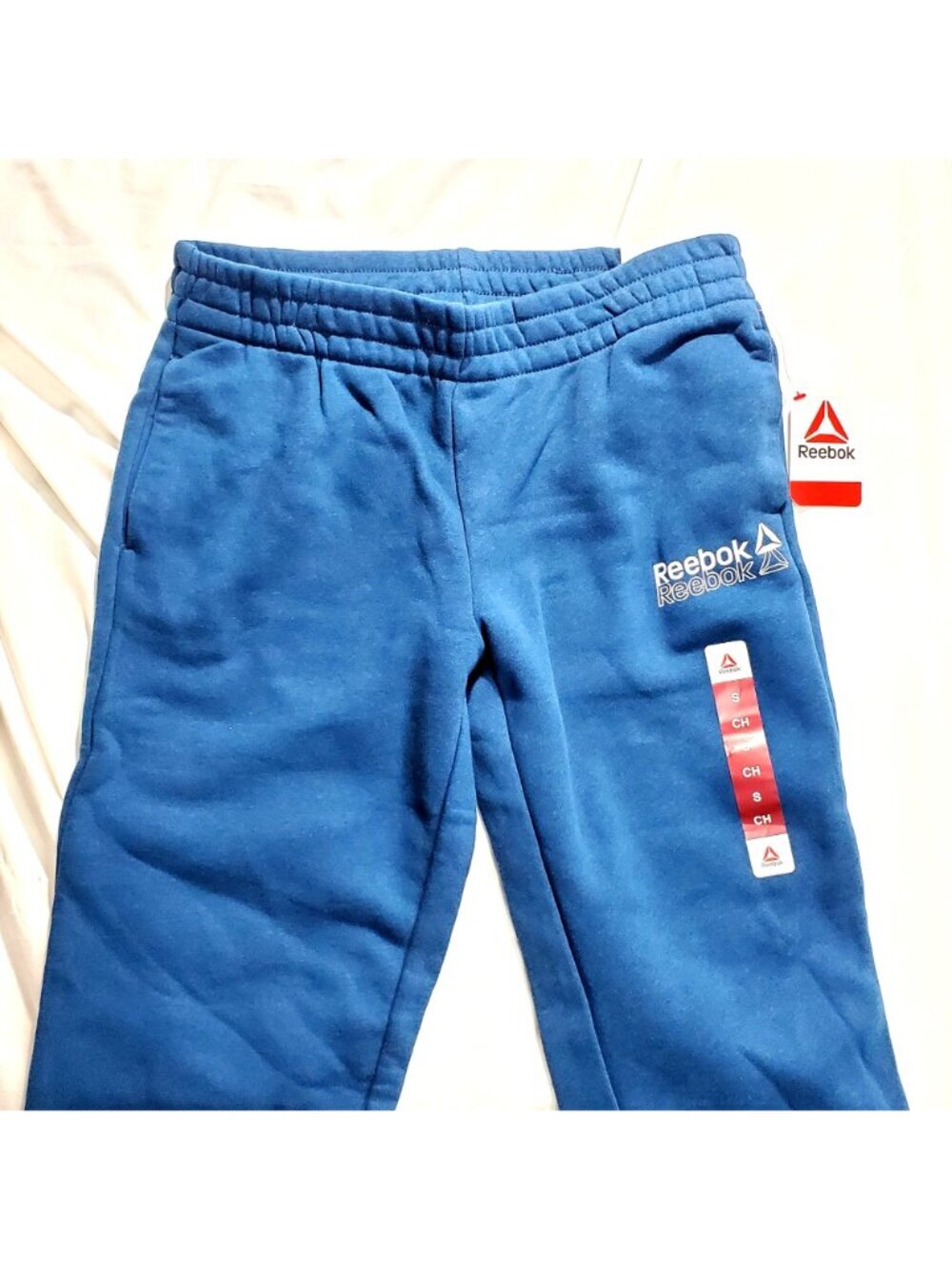 Reebok After Class Jogger Sweatpants Cuffed Poseidon Blue S Unisex Casual Athlet - Picture 3 of 11
